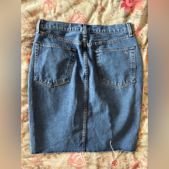 Rag & Bone Suji Denim Skirt - Picture 4 of 6